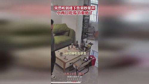 夫妻吃瓜楼下吵架了视频,邻里关系引热议